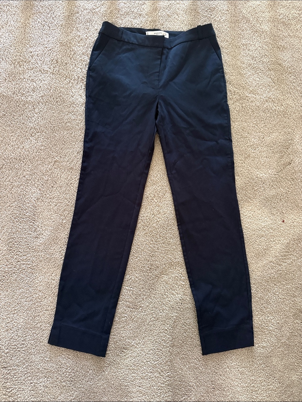 Mango Women’s Dark Navy Slim tailored pants